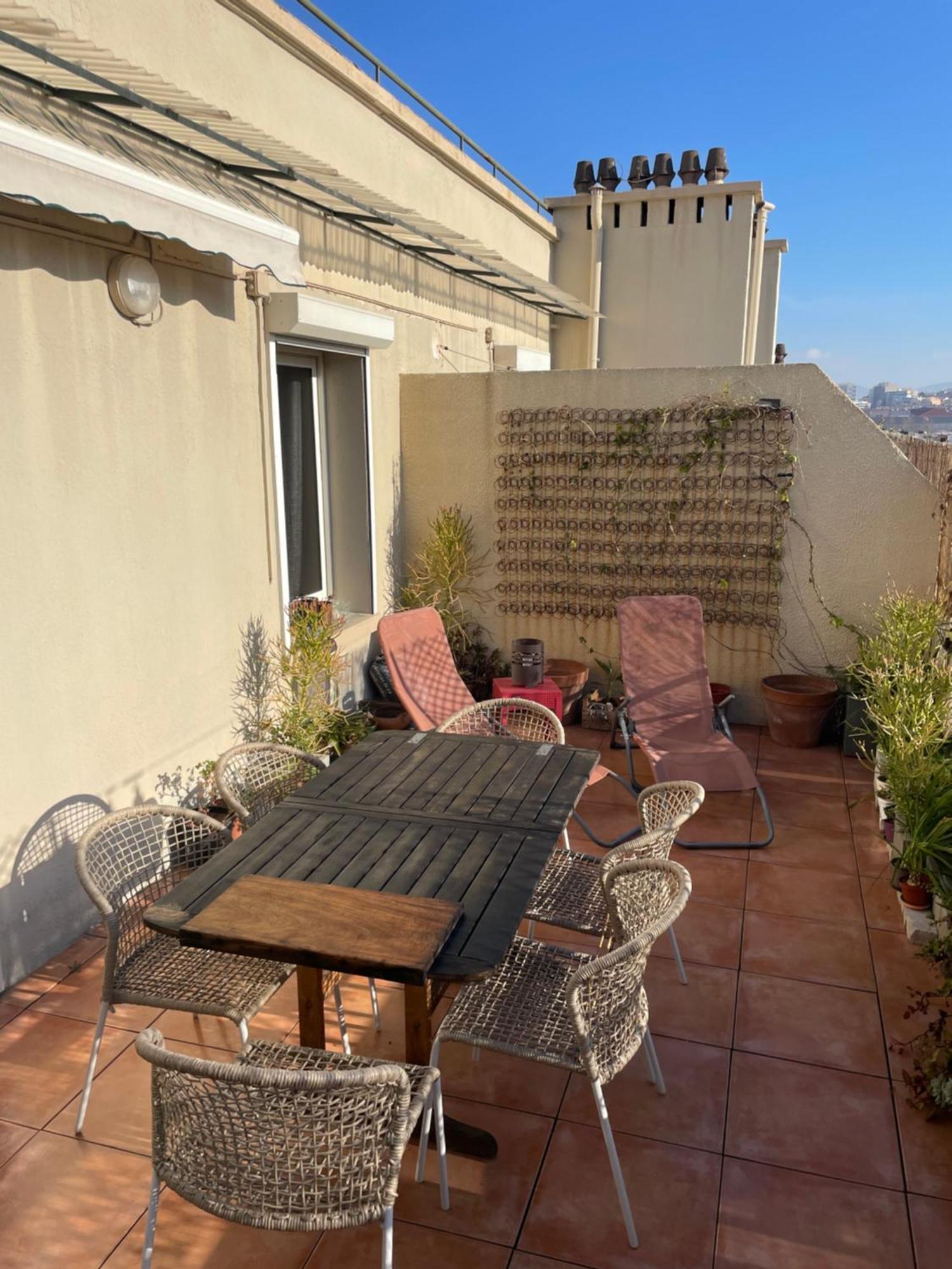 4 Personnes Appart 60 M2 Terrasse 35M2 Sejour Sud 2 Vraies Chambres Gare Saint-Charles Universite Marsylia Zewnętrze zdjęcie